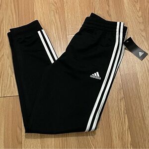 New With Tags Adidas Boy’s Large 14-16 (28x29) Iconic Tricot Joggers Black